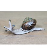VTG 70mm Snail Cold Painted Bronze Brass Austria Franz Bergmann Vienna U... - $5,962.78 MXN