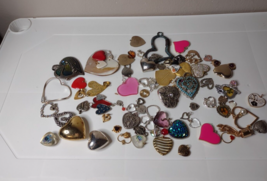 Lot Of Over 80 Heart Pendants And Charms - £39.91 GBP