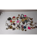 Lot Of Over 80 Heart Pendants And Charms - £39.84 GBP