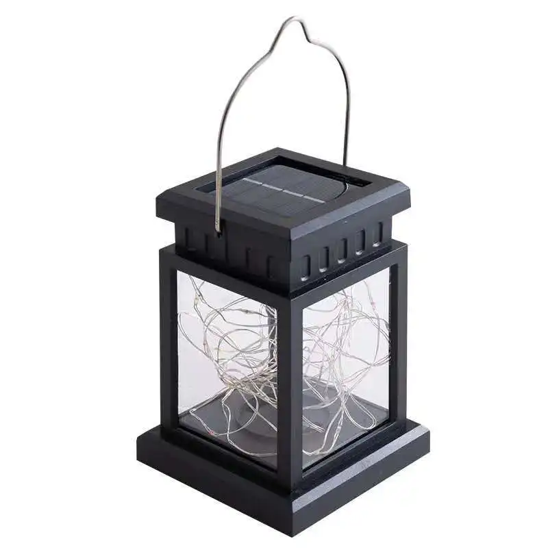 Solar Lights Hanging Lantern LED String Lights Flickering Christmas Decoration O - £83.00 GBP