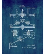 Spring Suspension Patent Print - Midnight Blue - $7.95 - $40.95