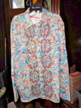 Robert Graham Grand Master Limited Edition Long Sleeve Shirt Size 2XL - £358.64 GBP