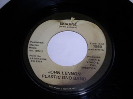 John Lennon Imagine It&#39;s So Hard 45 Rpm Record Vinyl Apple Label 1840 Vintage - £10.34 GBP