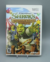 Shrek&#39;s Carnival Craze Party Games (Nintendo Wii, 2008) Complete Tested - £7.03 GBP