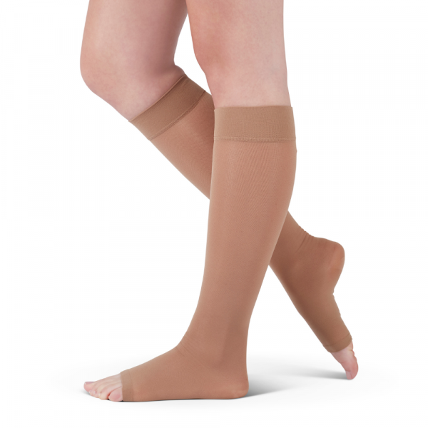 Mediven Assure Calf Open Toe 20-30mmHg - Size Large - BEIGE - $49.52