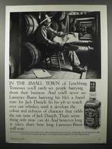 1986 Jack Daniel&#39;s Whiskey Ad - In the Small Town - $18.49