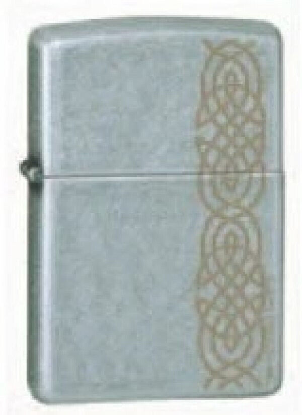 Zippo Lighter - Distressed Knot Street Chrome - ZMP321145 - $24.45