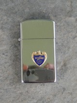 Zippo Lighter 1961 Slimline NATIONAL AVIATION CLUB Polished Chrome - $24.50