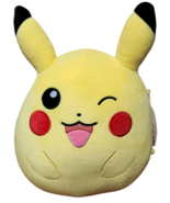 Squishmallows 10” Pokemon Winking Pikachu Edition Yellow New With Tags - £15.31 GBP