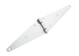 Everbilt 4 in. Zinc-Plated Heavy Duty Strap Hinge - £8.75 GBP