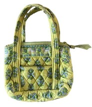 Vera Bradley Citrus Elephant Little Betsy Bag Green Blue Mini Purse Retired - £11.86 GBP