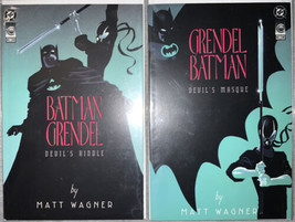 Batman/Grendel &amp; Grendel/Batman Set Of 2 (DC Comics, 1993) COMPLETE - £14.68 GBP