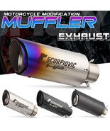 51mm/60mm Motorcycle Exhaust Pipe Carbon Fiber Exhaust with DB Killer Tu... - $158.39 CAD