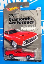 Hot Wheels  2015 Bond 007 Series #2 Diamonds Are Forever &#39;71 Mustang MACH 1 Red - £6.39 GBP