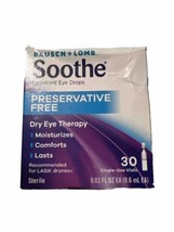 Bausch &amp; Lomb Soothe 0.02 fl oz Lubricant Eye Drops (Contains 30 Single-Use - £7.50 GBP