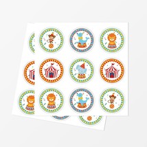 180PCS Carnival Circus Party Stickers Birthday Party Decorations Baby Shower Can - £19.77 GBP