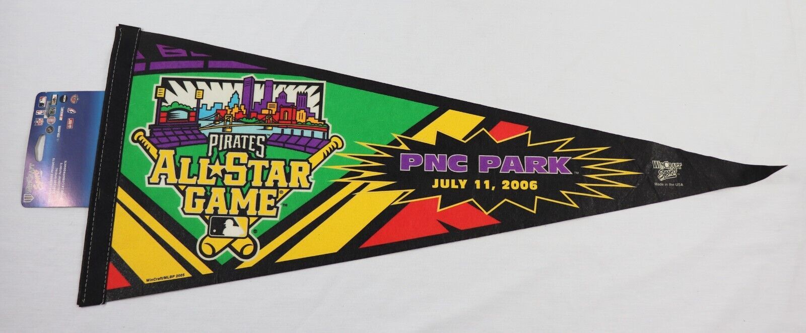 Primary image for VINTAGE 2006 MLB All Star Game Pittsburgh 12x30" Felt Pennant
