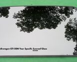 2010 VOLKSWAGON VW GTI YEAR SPECIFIC SUNROOF GLASS OEM NO ACCIDENT FREE ... - $179.00