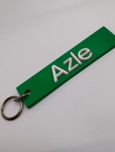 Azle Texas Sign Keychain 6 Inch Raised Letters - £7.75 GBP
