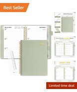 2026 Weekly &amp; Monthly Planner with Thick Paper to Prevent Ink Bleed - $24.70