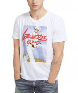Guess Men&#39;s Eco Organic Cotton Western Graffiti T-Shirt Pure White-XL - $434.04 MXN