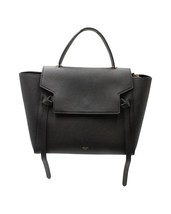 Celine Mini Belt Bag In Calfskin Leather Women Black One Size - £1,429.61 GBP