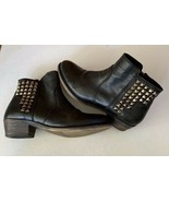 14th &amp; Union Studded Boots Size 6 Black leather booties - £11.67 GBP