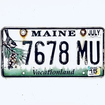2015 United States Maine Vacationland Passsenger License Plate 7678 MU - $20.35 CAD
