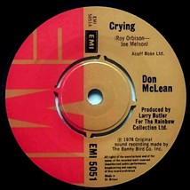 Don McLean - Crying / Genesis (In The Beginning) [7&quot; 45 rpm Single] UK Import - £2.67 GBP