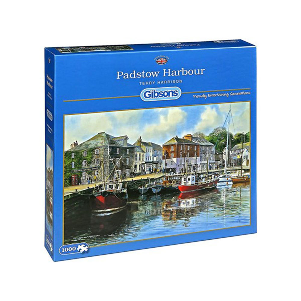 Primary image for Gibsons Padstow Harbour Jigsaw Puzzle 1000pcs