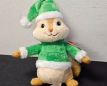 Ty Beanie Baby - THEODORE with Holiday Hat 7&quot; (ALVIN and the Chipmunks) ... - $29.65