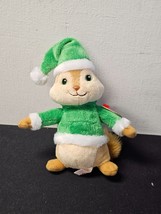 Ty Beanie Baby - Theodore With Holiday Hat 7&quot; (Alvin And The Chipmunks) Mwnmt - £23.77 GBP