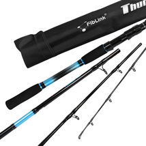 4PC Travel Fishing Rod Tournament Quality Spinning Casting Fishing Pole 7 Ft New - £72.96 GBP+
