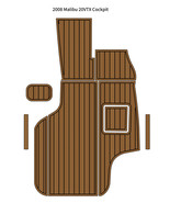 2008 Malibu 20 VTX Cockpit Pad Boat EVA Foam Faux Teak Deck Floor Mat Fl... - $919.39 CAD