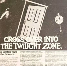 1987 Twilight Zone VHS Order Form Horror Sci-Fi Advertisement Vintage Fi... - £19.19 GBP