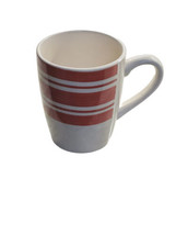 Royal Norfolk White Striped Stoneware Coffee Mugs Dinnerware Cup (1)-12oz - $13.74