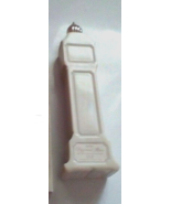 Avon Cologne Bottle White Grandfather Clock 10&quot; Tall - £5.37 GBP