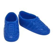 VINTAGE 1990's MATTEL BARBIE / SKIPPER FLAT BLUE TENNIS LACE UP TIE GYM ... - $4.75