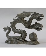 VTG Spoontiques PP636 Pewter Miniature Double Head Dragon and Skull 1987... - £23.69 GBP