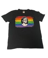Margaret Cho T-Shirt Men Medium Cotton God Save the Queens Rainbow Black M - $49.49