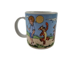 Disney Winnie The Pooh And Friends Thoughtful Spot Coffee Tea Cup Mug Bl... - $12.86