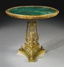 Malachite Round Coffee Table, Side Table, Coffee Table, End Table , Round Table, - $18,000.00