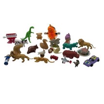 Vintage Assorted Lot of Kids Gumball Machine Trinkets Animals Dinosaurs Kush - £15.81 GBP