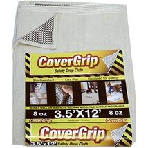CoverGrip 8 oz Canvas Safety Drop Cloth, 3.5' x 12' - $37.23