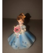 Cute 1950&#39;s Josef Originals 4&quot; April Diamond Birthstone Girl Figurine - $25.91 CAD