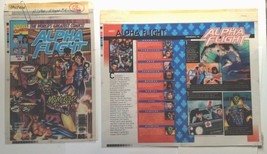 Alpha Flight # 4 Cover &amp; spread Marvel 3M Production Proof  - £166.34 GBP