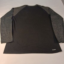 Adidas Untimate Tee Chicago Bulls Basketball Long Sleeve Black/Gray Shirt Mens L image 2