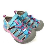 KEEN 8 Girls Toddler Sandals Newport Waterproof Teal Blue Pink - $24.95