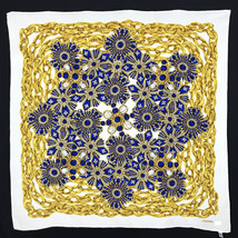 CH608 Chanel scarf silk scarves silk scarf silk for scarves vintage scarf shawl - £281.46 GBP
