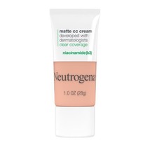 Neutrogena Clear Coverage Flawless Matte CC Cream, Vanilla, 1 oz.. - £23.73 GBP